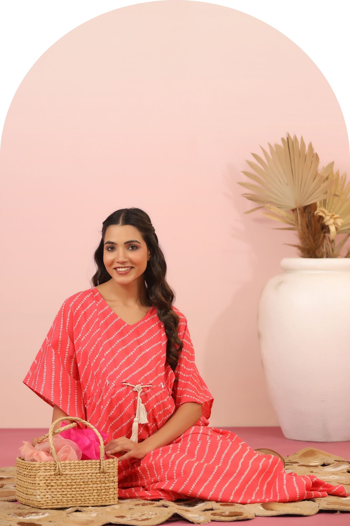 Maternity Kaftan Online | Cotton Pregnancy Kaftan -Ikkkudi