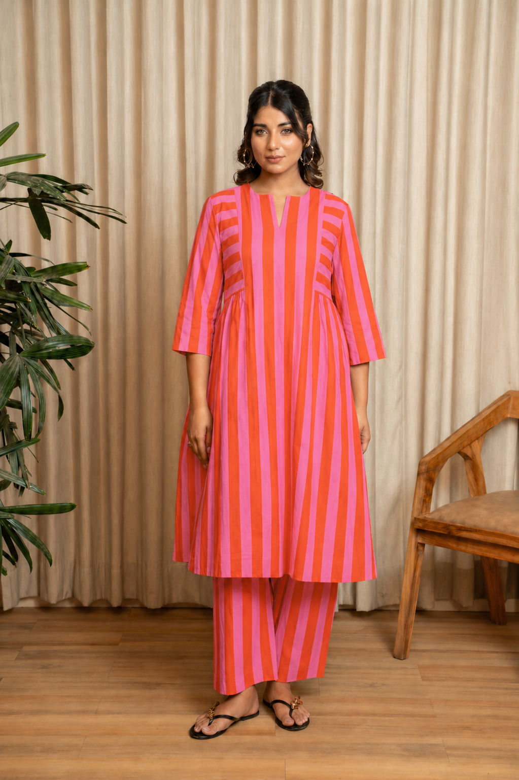 Coral Blush Maternity & Nursing Co-ord Set