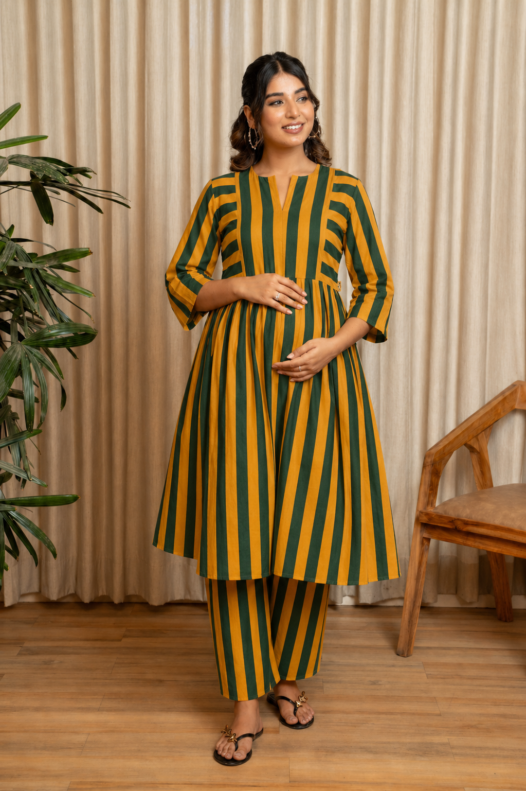 Suraj Neel Dhara Maternity & Nursing Co-ord Set
