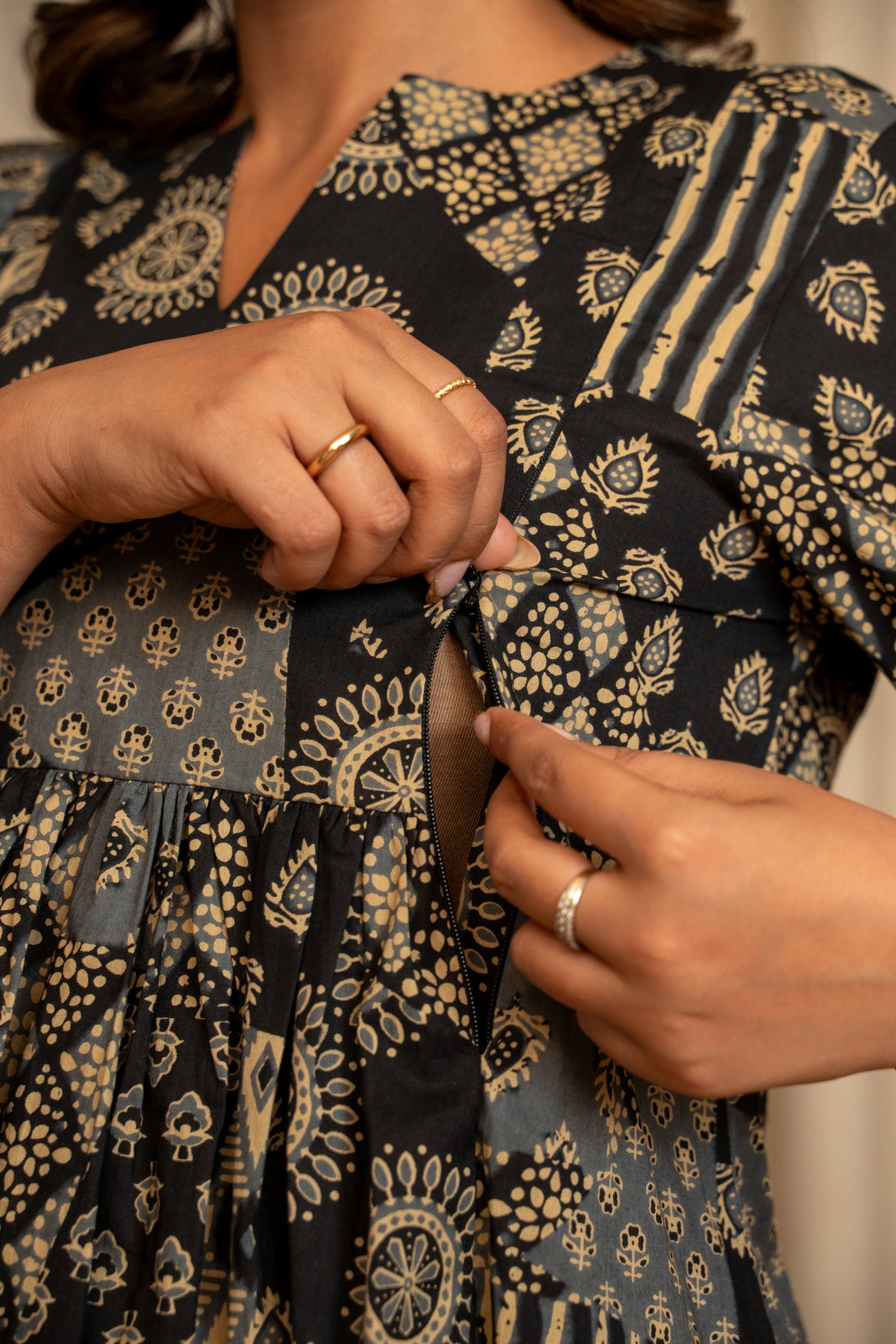 Zari Bagh Maternity & Nursing Top