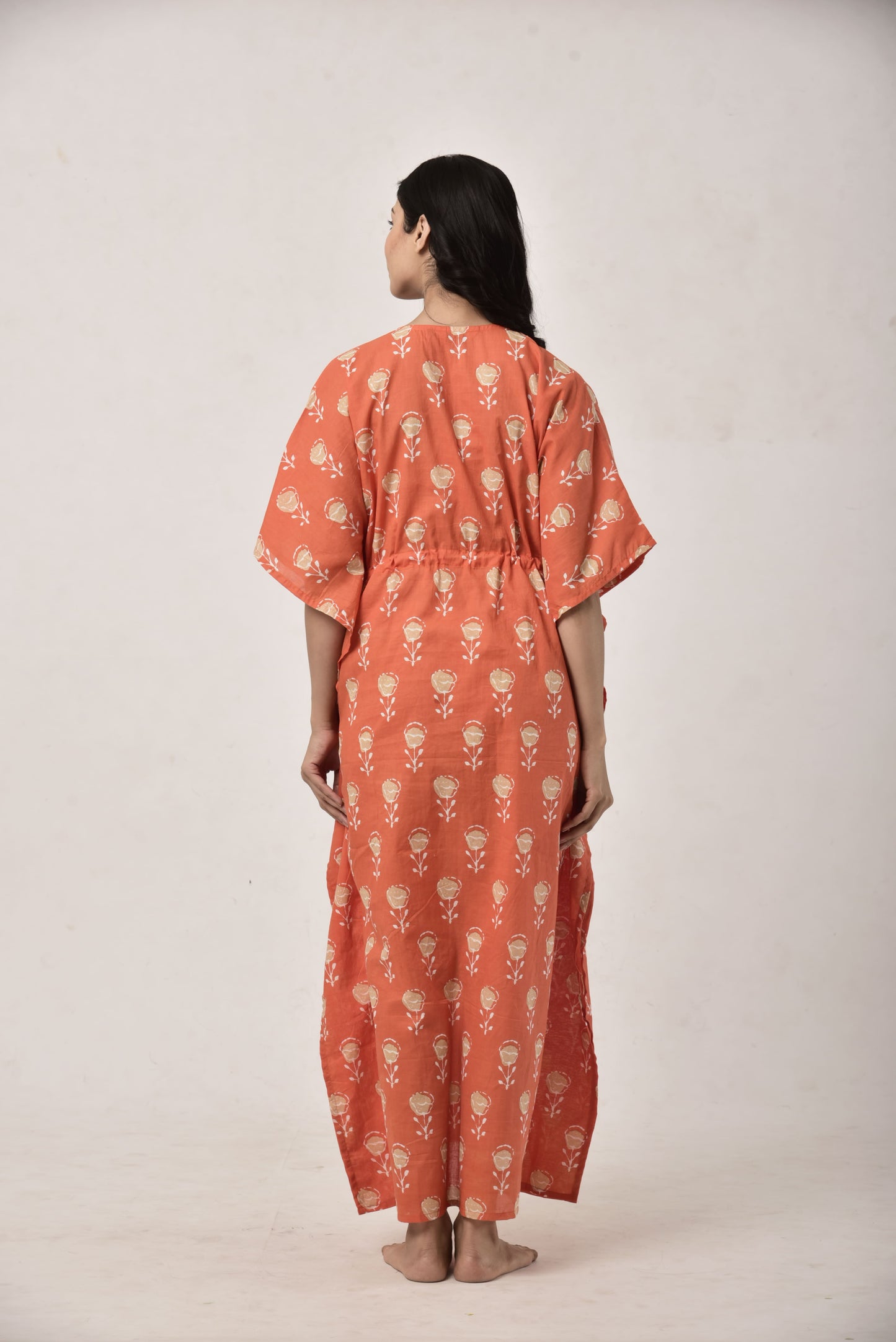 Rose Whimsy Maternity & Nursing Kaftan