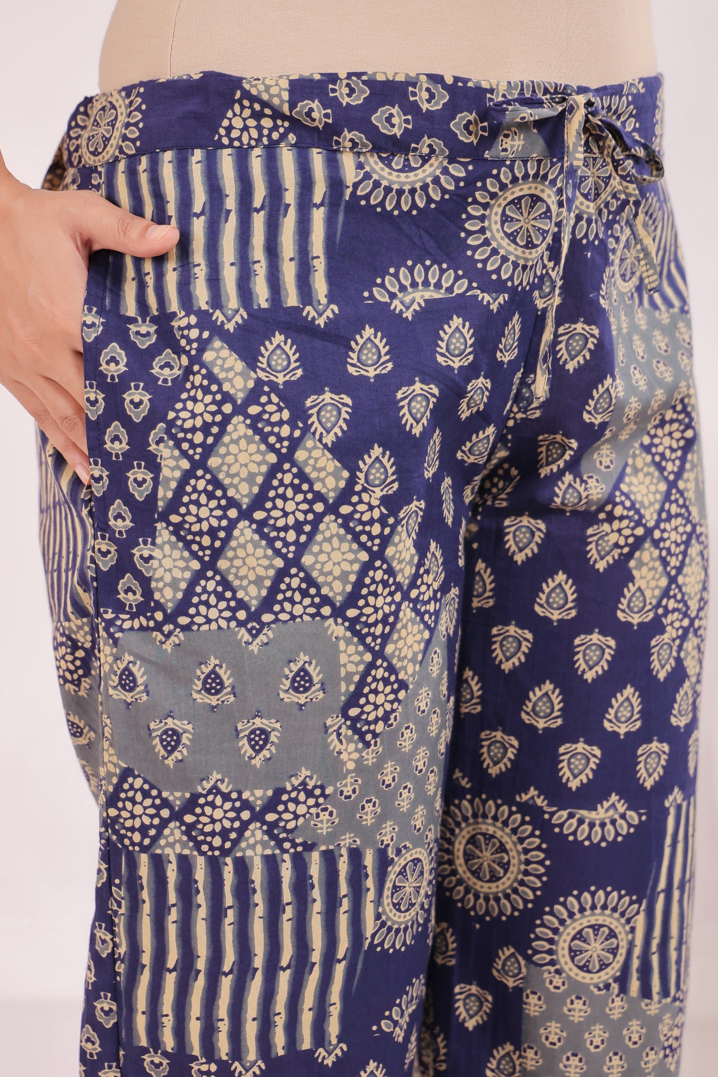 Abstract Patches Indigo Maternity & Nursing Set