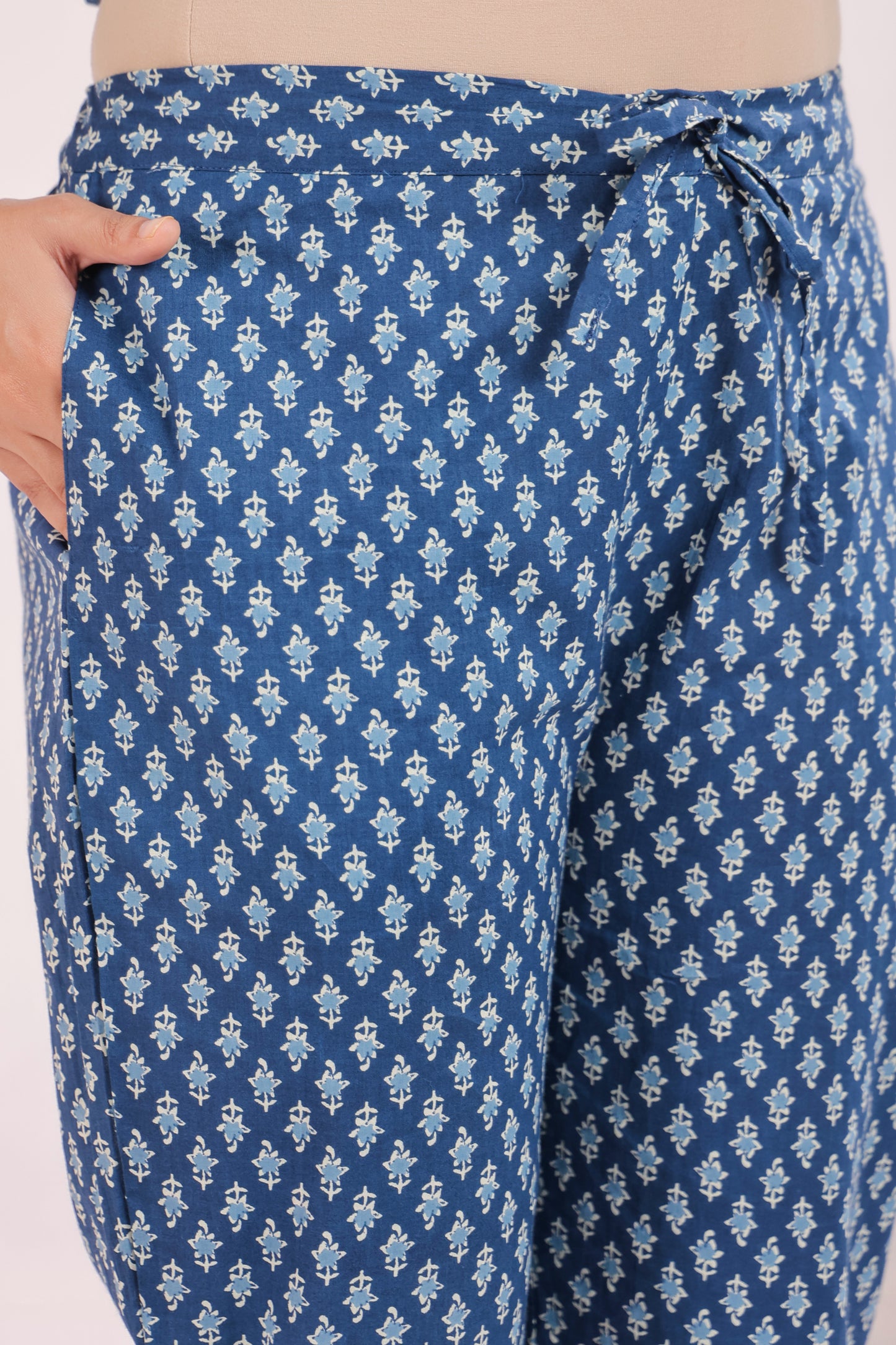 Indigo Impressions Cotton Co-ord Set