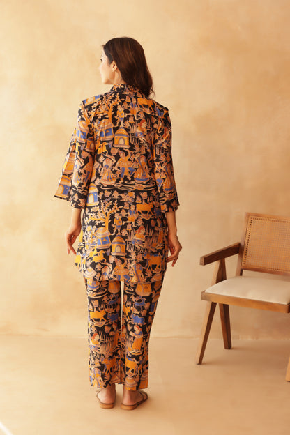 Midnight Folk Tale Maternity & Nursing Co-ord Set