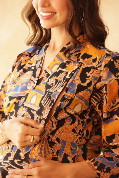 Midnight Folk Tale Maternity & Nursing Co-ord Set