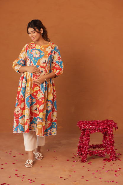 Desi Botanica Maternity & Nursing Kurta