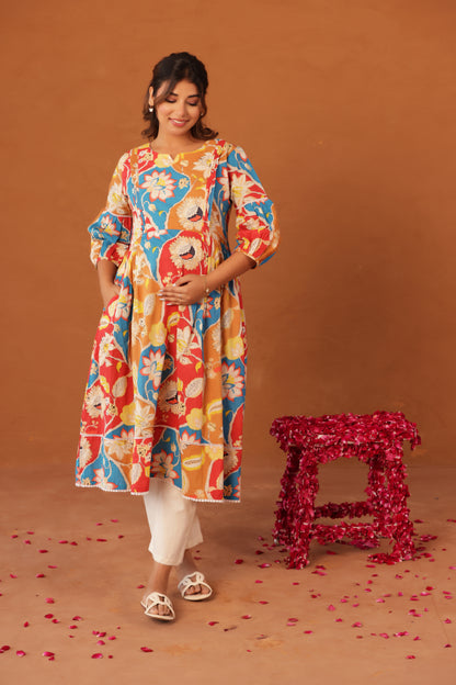 Desi Botanica Maternity & Nursing Kurta