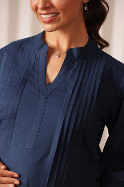 Blue Horizon Maternity & Nursing Top