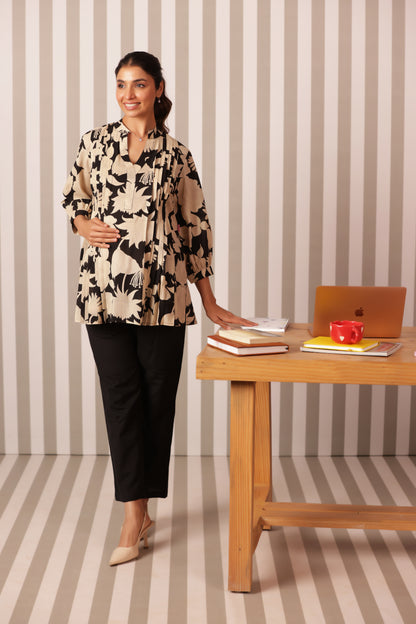Ink & Ivory Bloom Maternity & Nursing Top