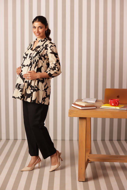 Ink & Ivory Bloom Maternity & Nursing Top