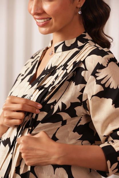 Ink & Ivory Bloom Maternity & Nursing Top