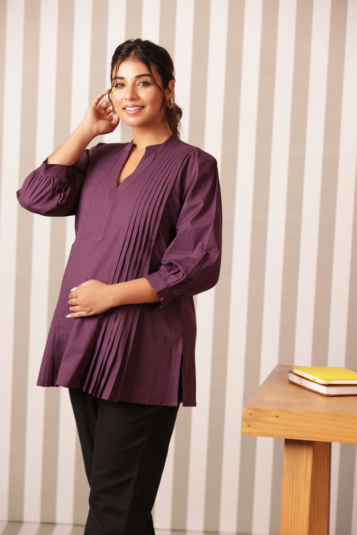 Gulabi Jamun Maternity & Nursing Top