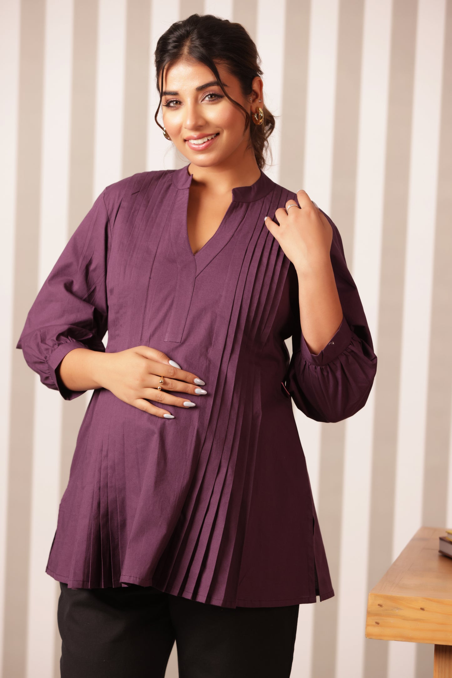 Gulabi Jamun Maternity & Nursing Top