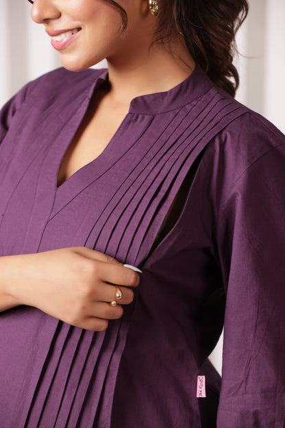 Gulabi Jamun Maternity & Nursing Top