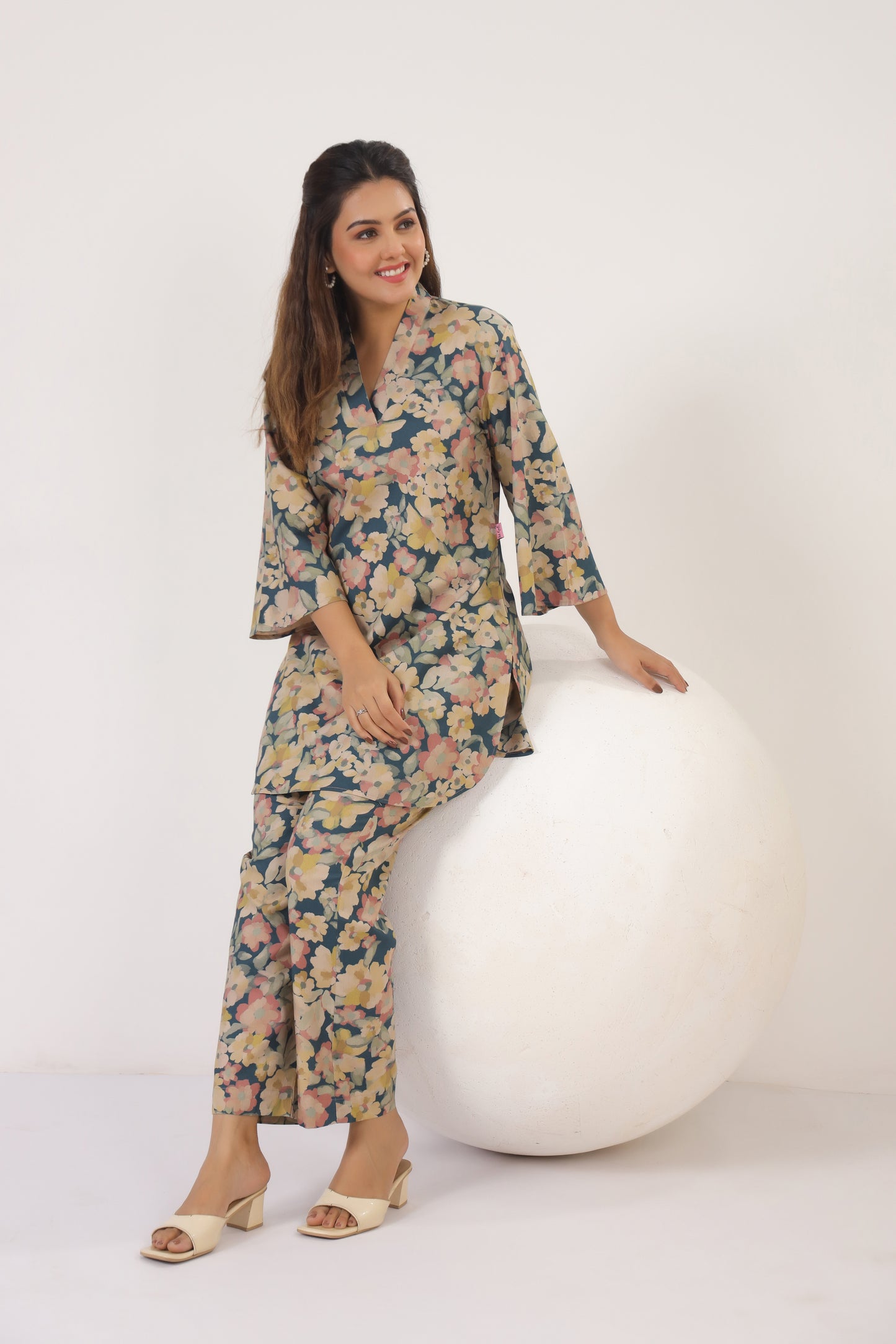 Pashmina Floral Bloom Co-ord Set
