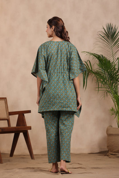 Green Meadow Maternity & Nursing Kaftan Set