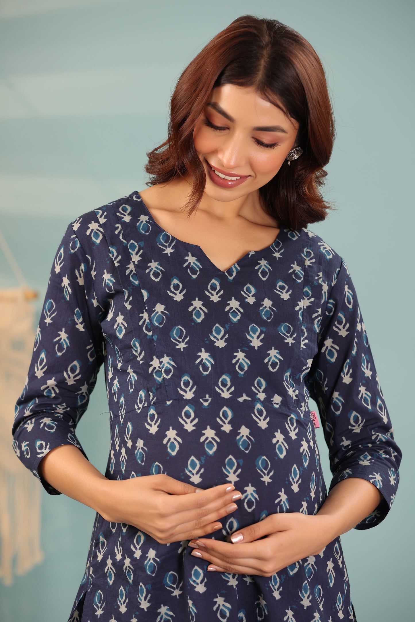 Buti On Indigo Maternity & Nursing Set