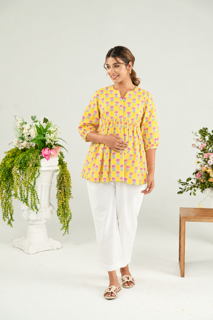 Daisy Doodle Maternity & Nursing Top