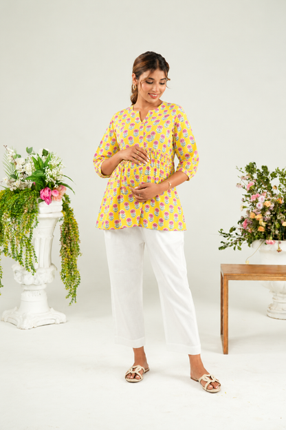 Daisy Doodle Maternity & Nursing Top