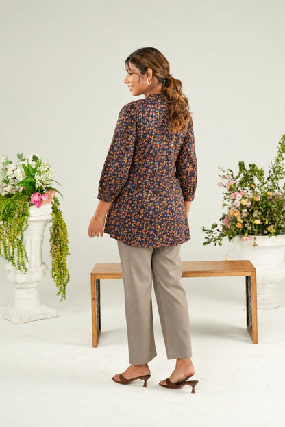 Terra Tones Maternity & Nursing Top