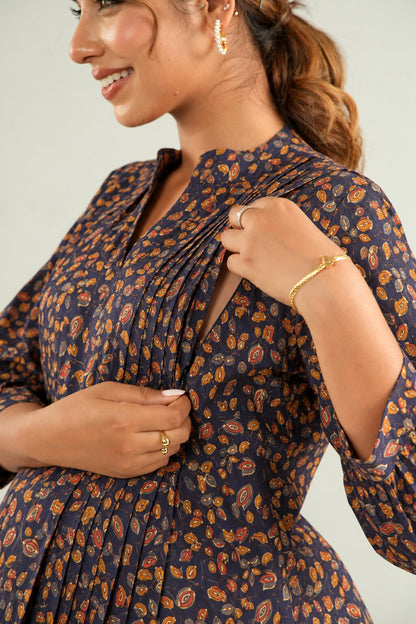 Terra Tones Maternity & Nursing Top