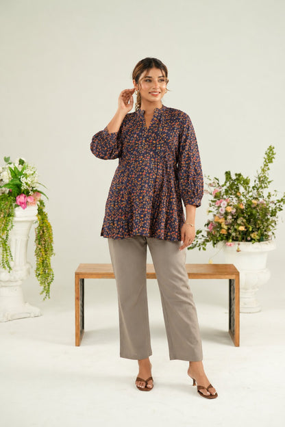 Terra Tones Maternity & Nursing Top