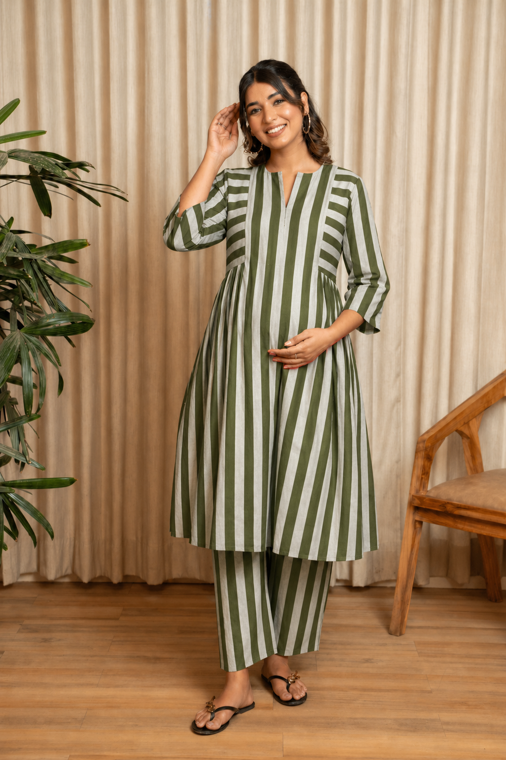 Mint Meadow Maternity & Nursing  Co-ord Set