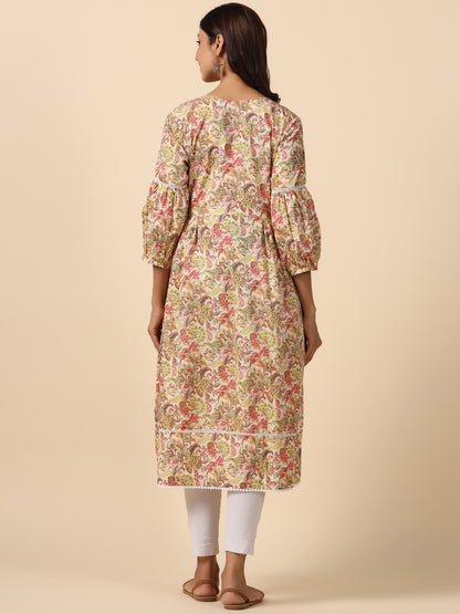 Artistic Bloom Maternity & Nursing Kurta