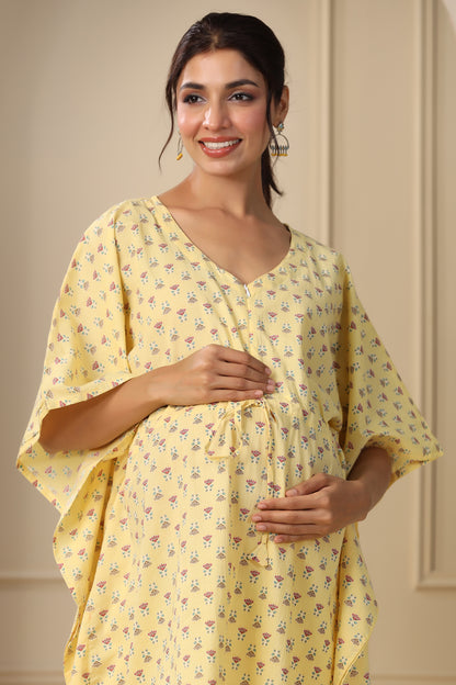 Summer Sunshine Maternity & Nursing Kaftan Set