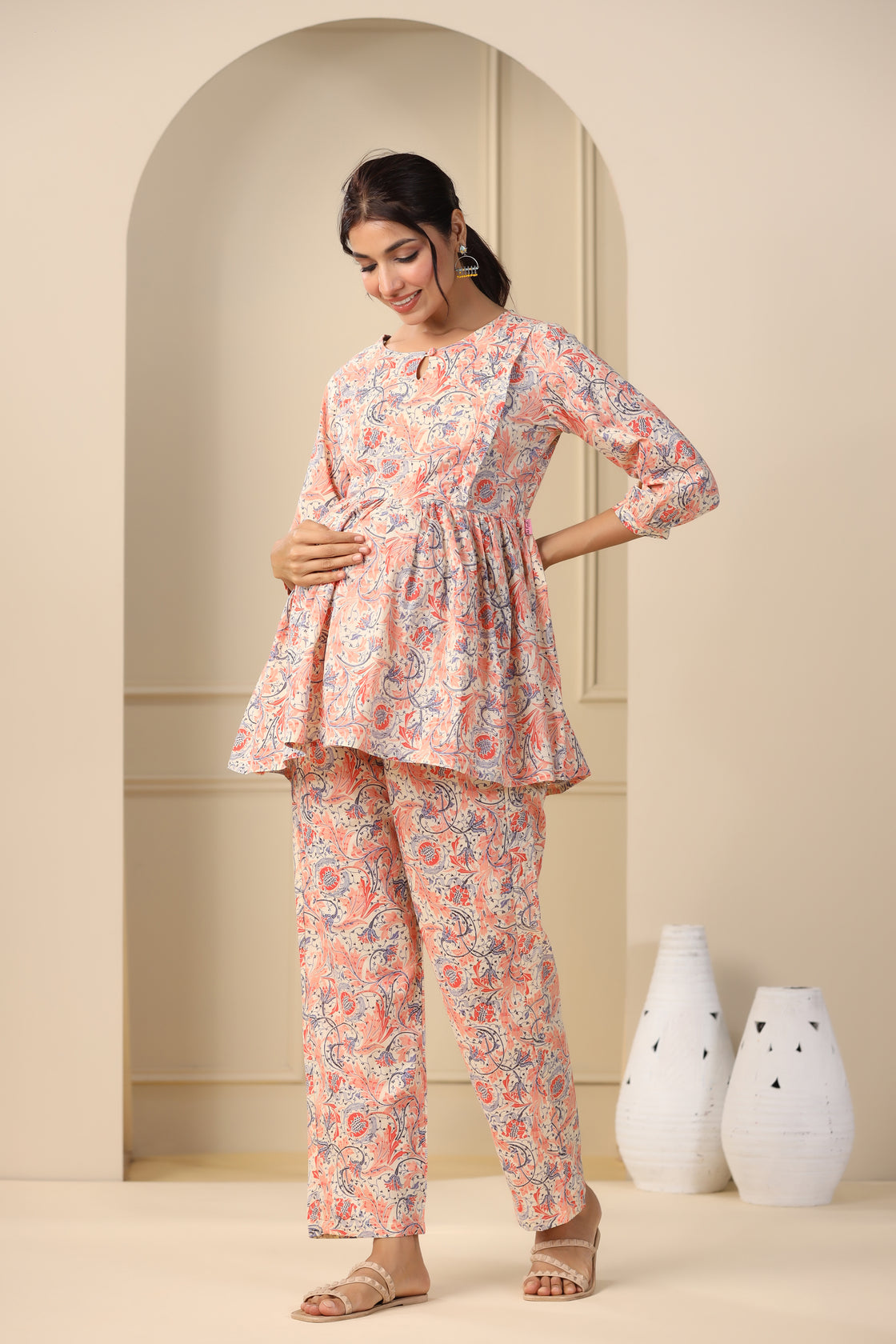 Citrus Bloom Maternity & Nursing Set
