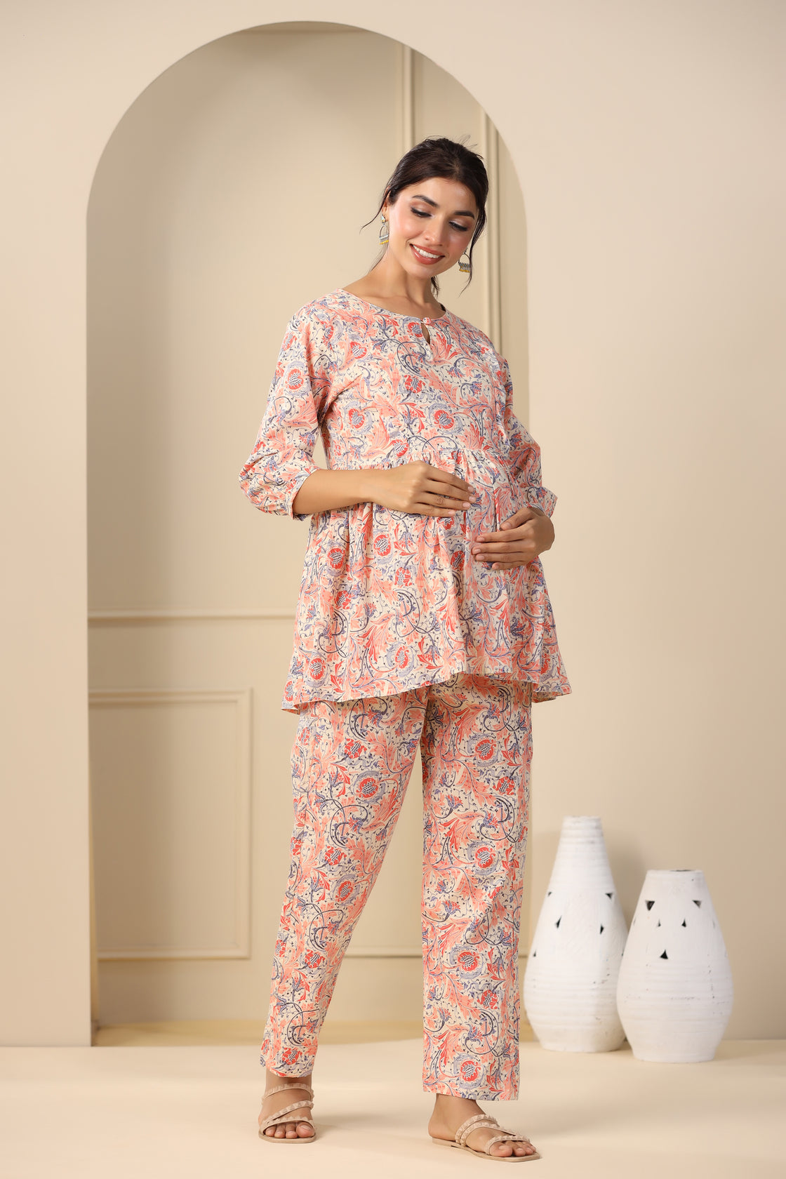 Citrus Bloom Maternity & Nursing Set