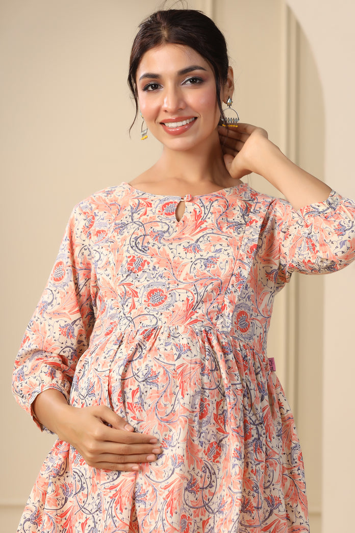 Citrus Bloom Maternity & Nursing Set