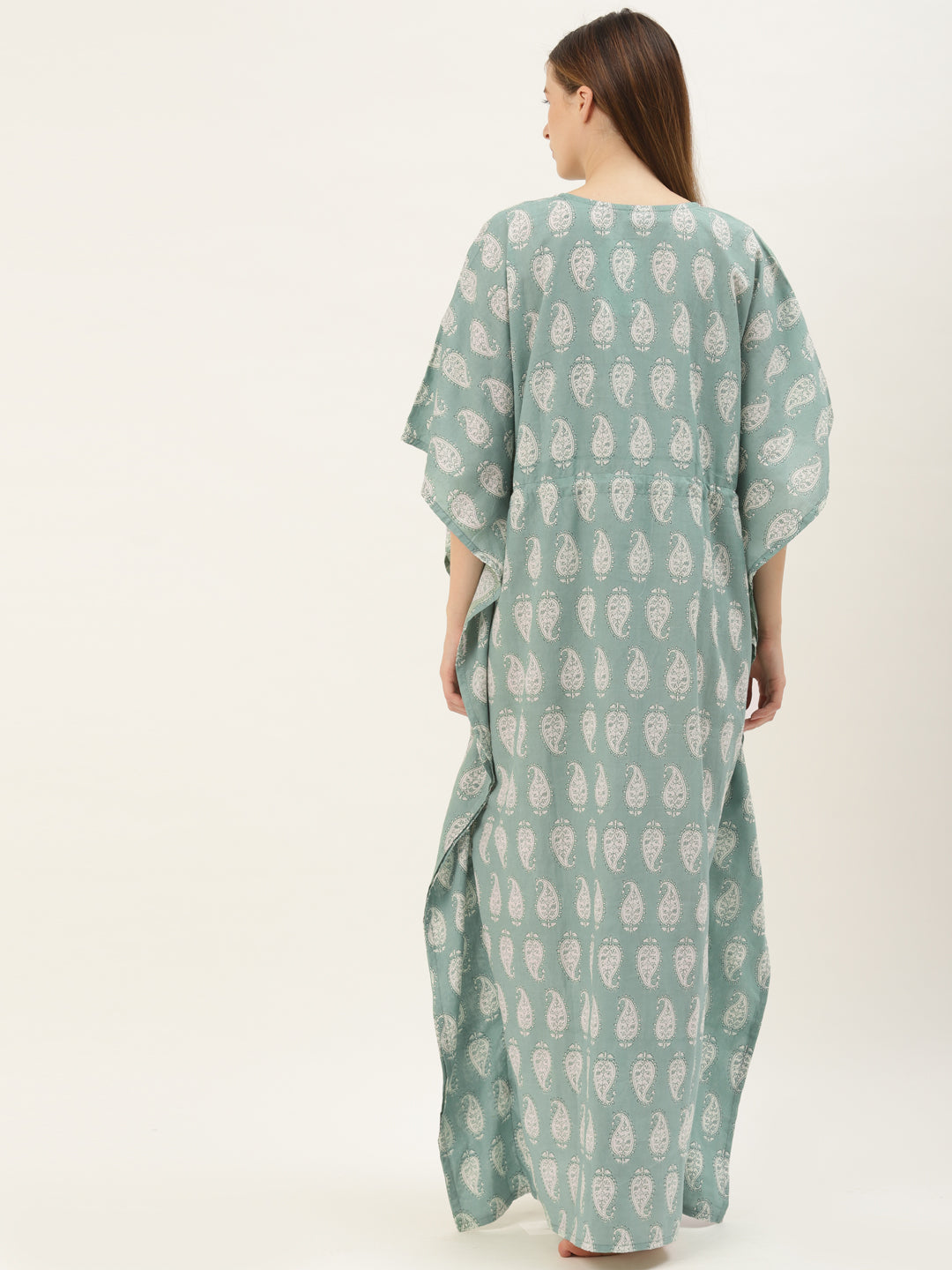 Ornate Paisley Maternity & Nursing Kaftan