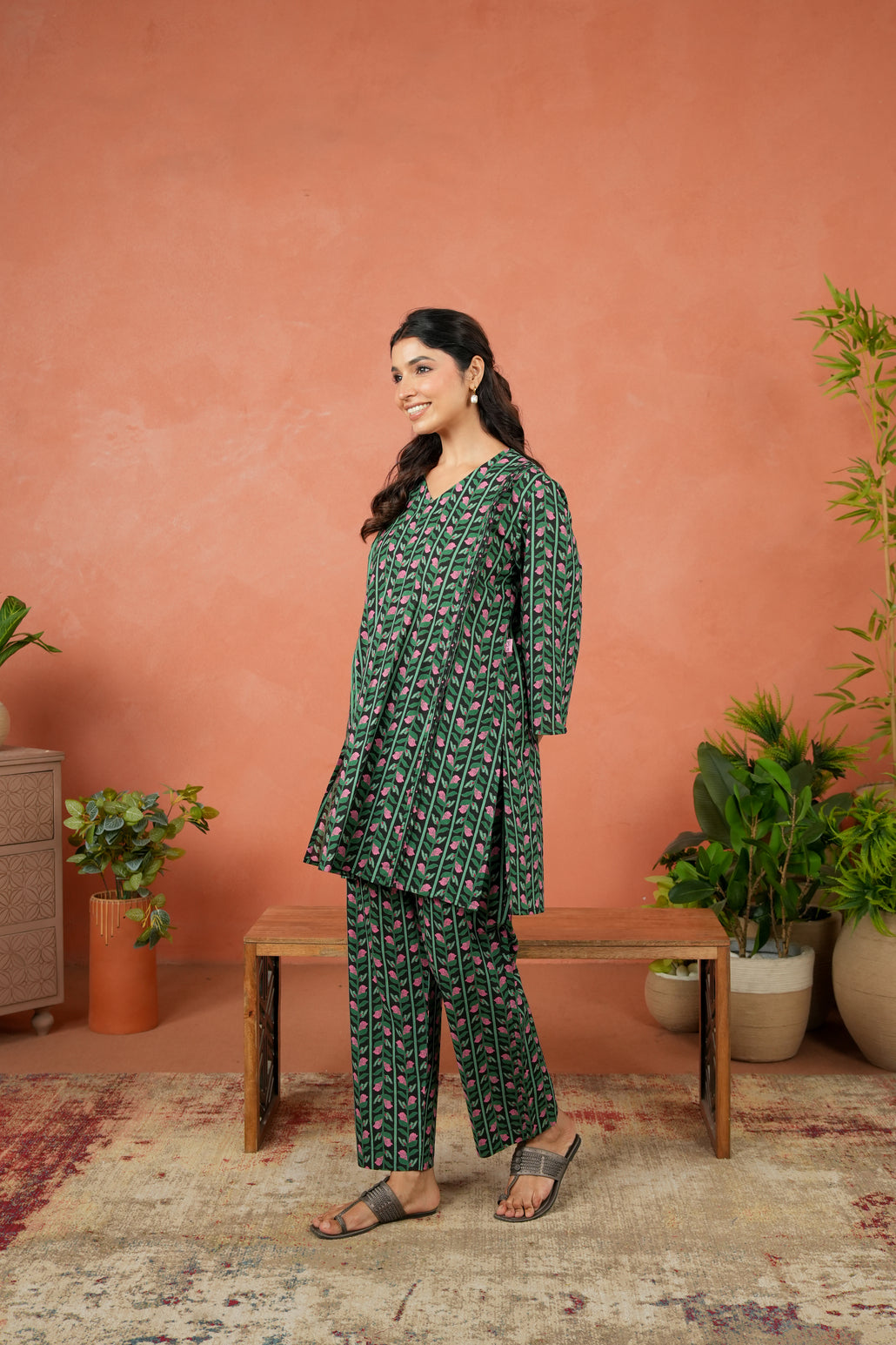Rosy Vine Maternity & Nursing Co-ord Set
