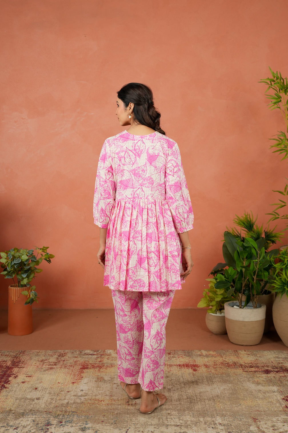 Fuchsia Fern Maternity & Nursing Co-ord Set
