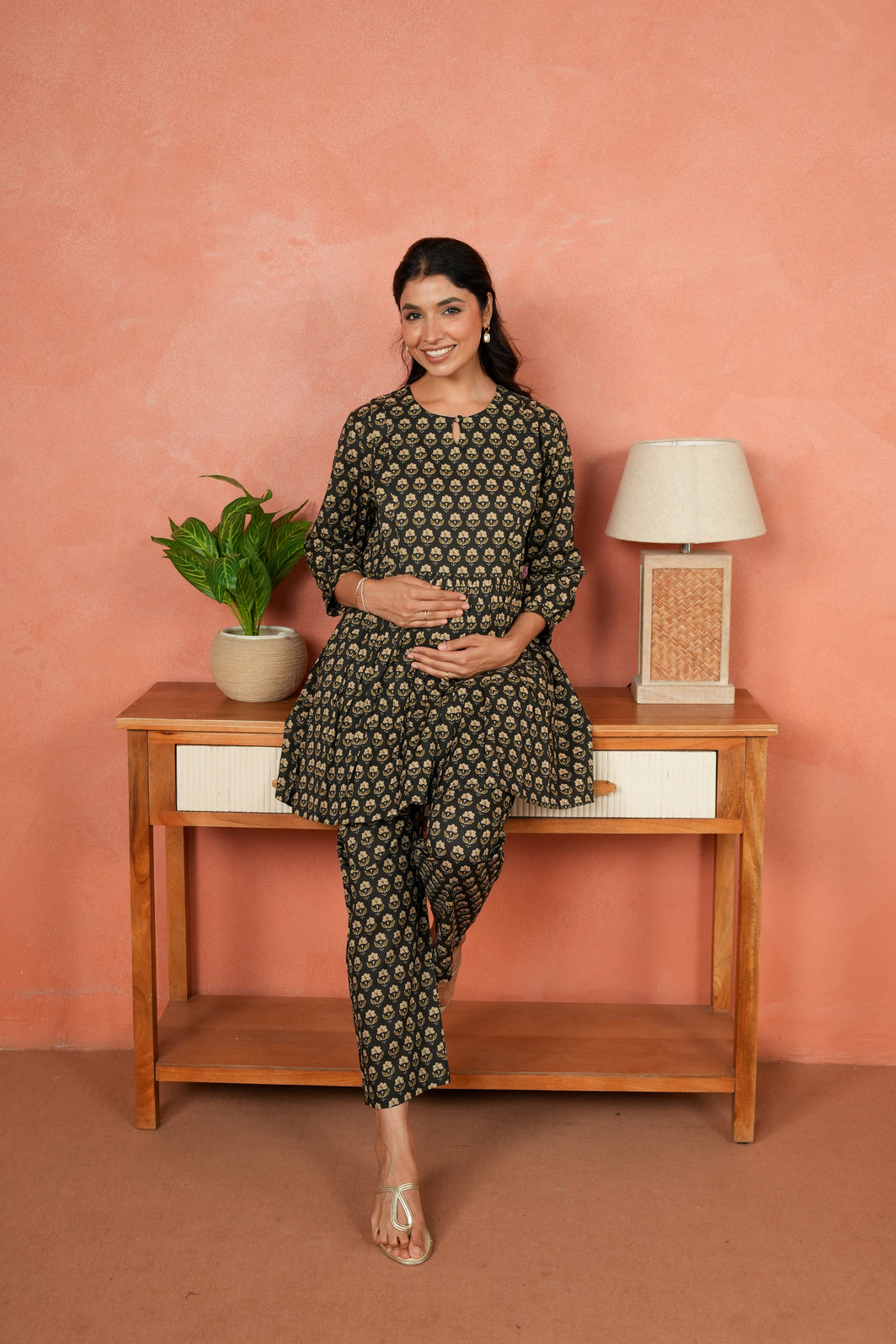 Gulzar Maternity & Nursing Co-ord Set