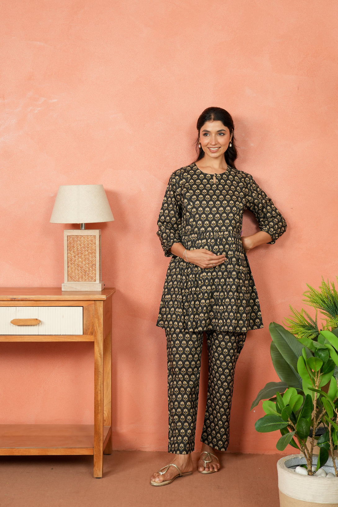 Gulzar Maternity & Nursing Co-ord Set