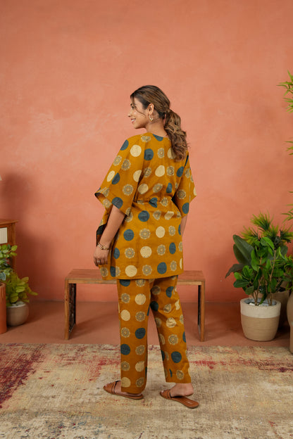 Earthy Medallions Maternity & Nursing Co-ord
