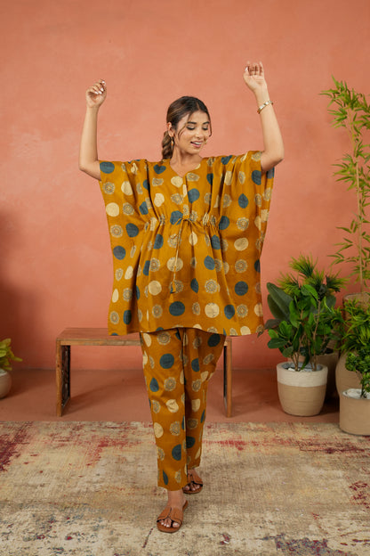Earthy Medallions Maternity & Nursing Co-ord