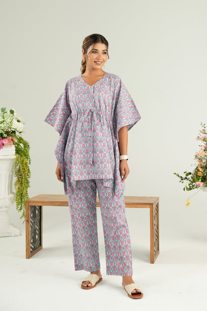Vintage Rose Trellis Maternity & Nursing Co-ord