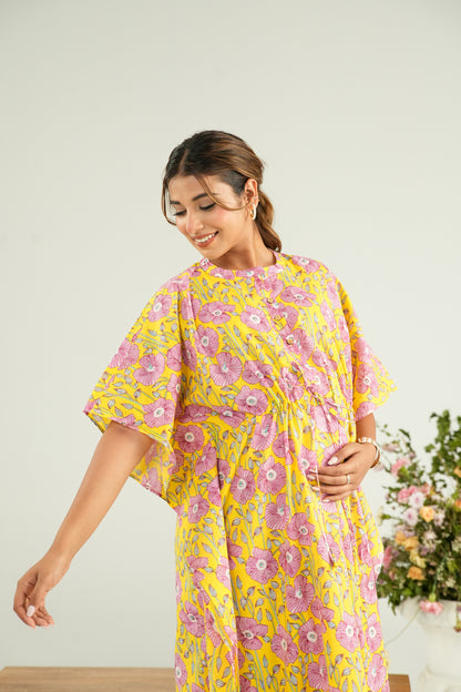 Poppy Parade Maternity & Nursing Kaftan