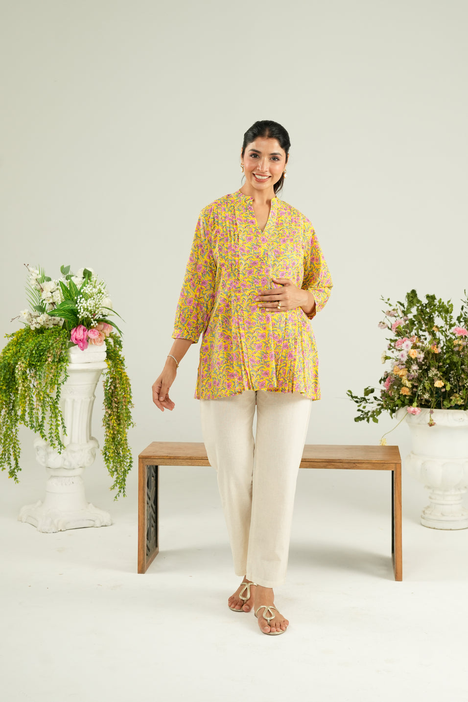 Mango Blossom Maternity & Nursing Top
