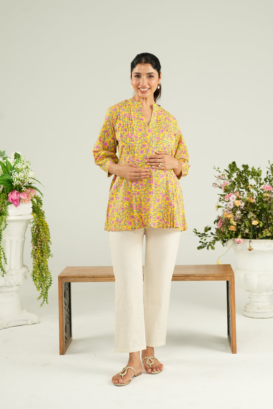 Mango Blossom Maternity & Nursing Top