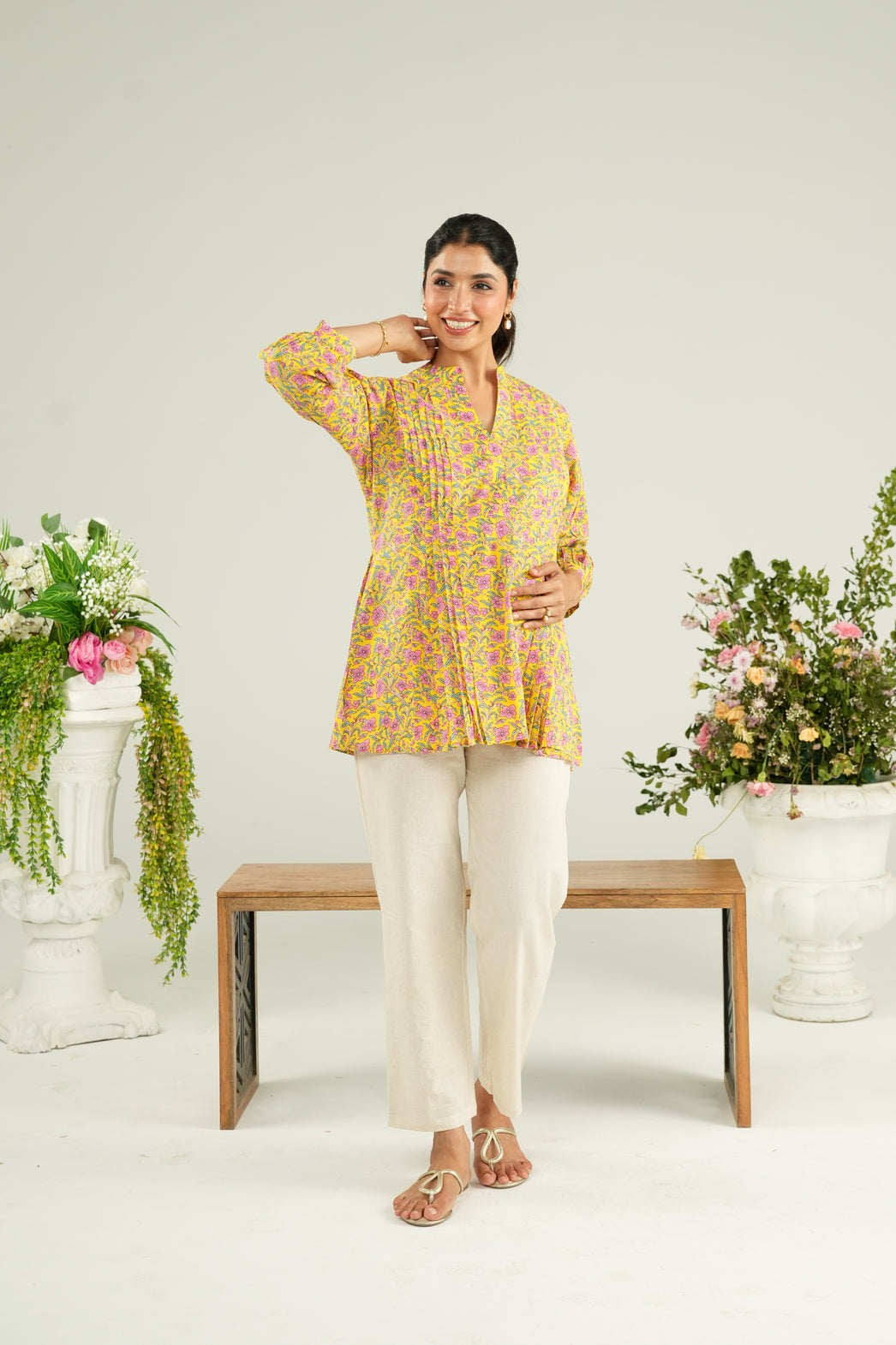Mango Blossom Maternity & Nursing Top