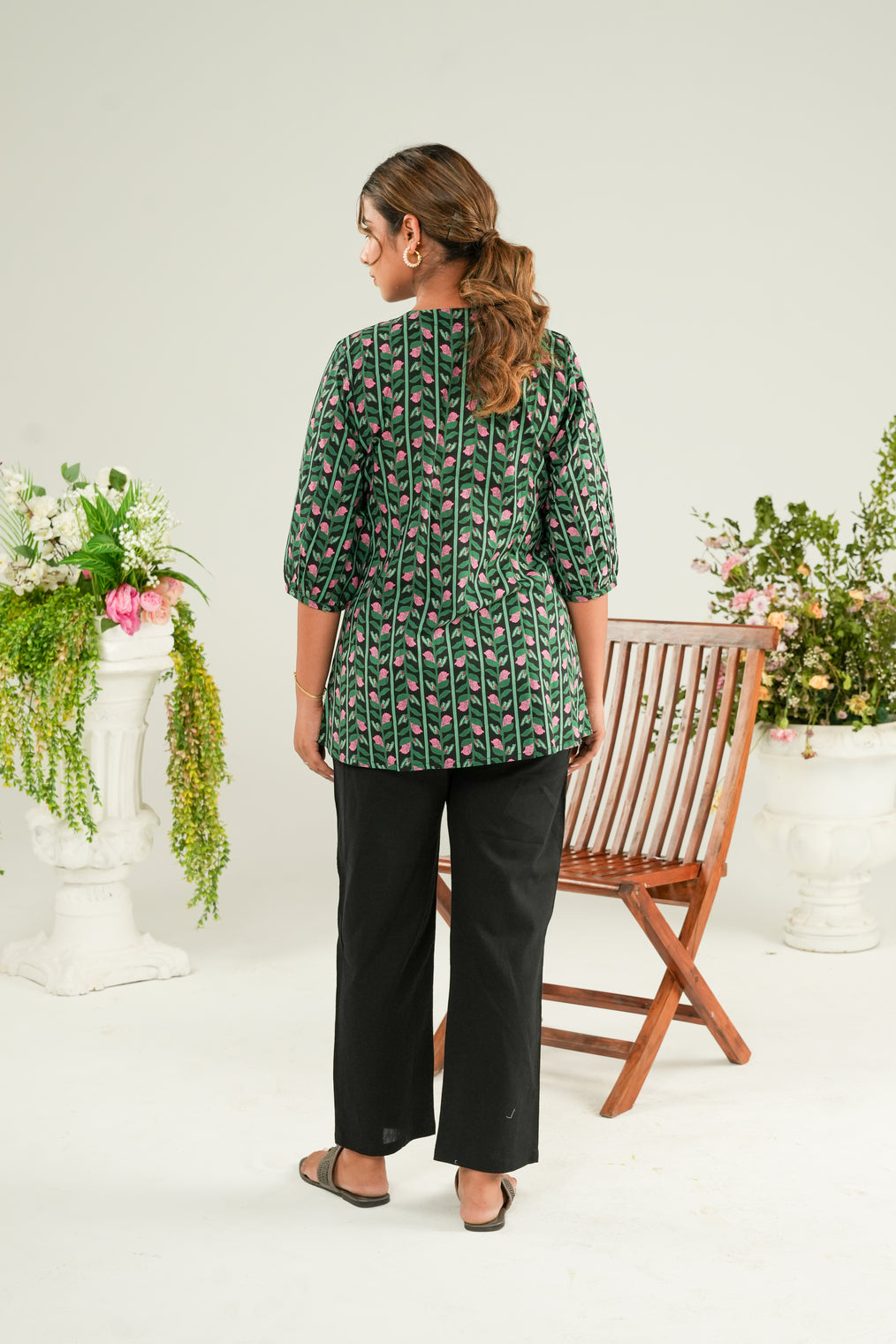 Rosy Vine Maternity & Nursing Top