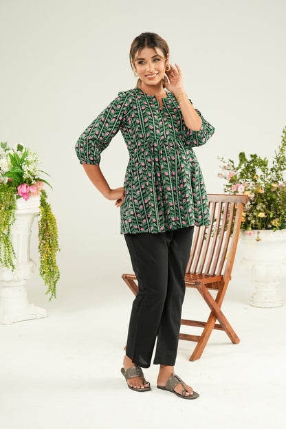 Rosy Vine Maternity & Nursing Top