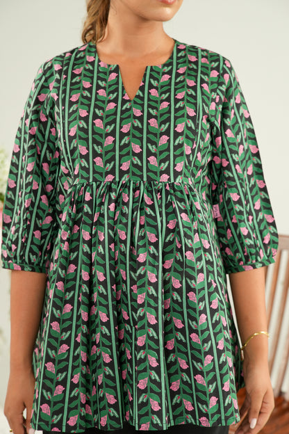 Rosy Vine Maternity & Nursing Top