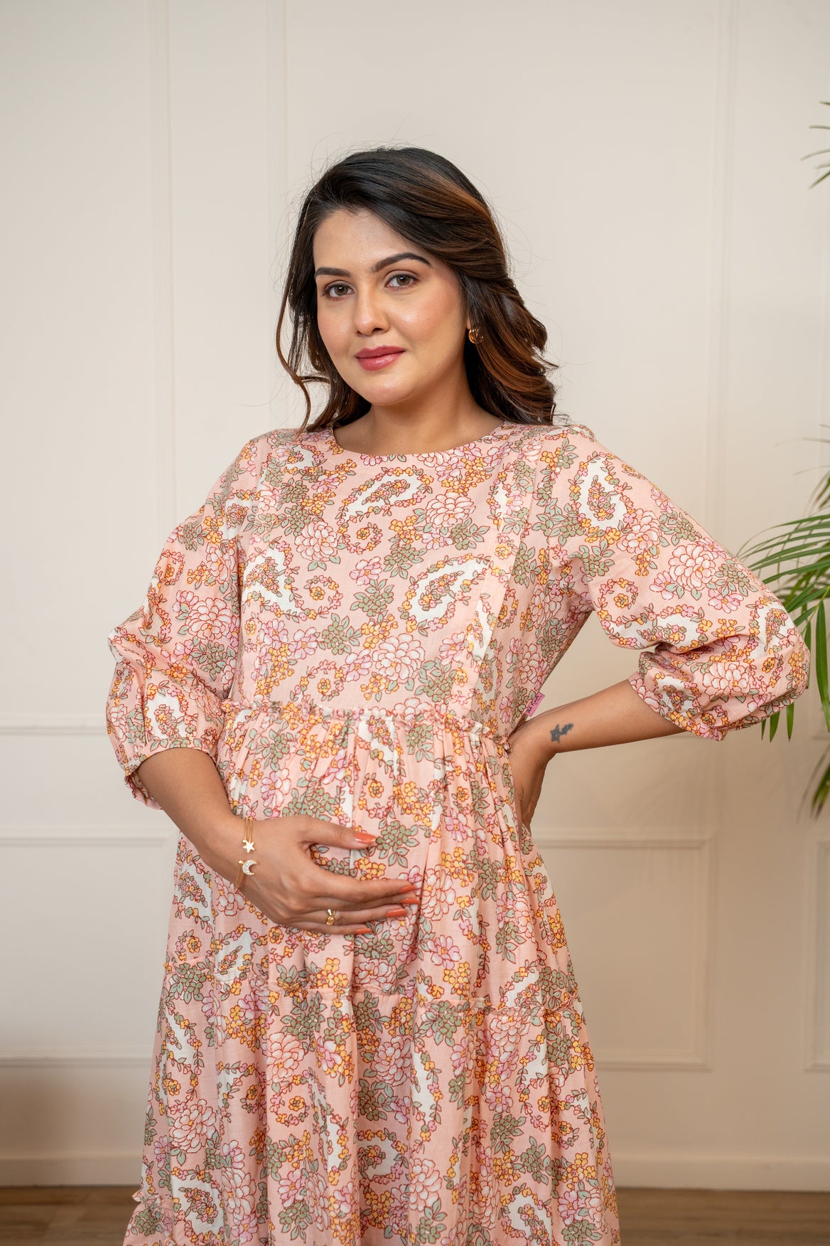 Blush Bloom Maternity & Nursing Kurta