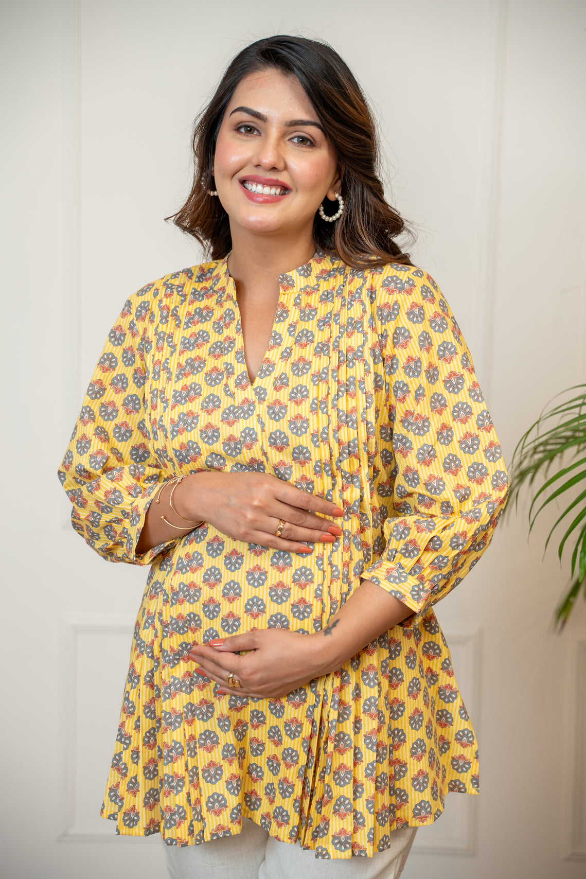 Sunehri Phool Maternity & Nursing Top