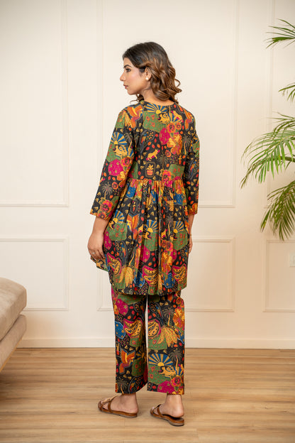 Rangrez Bazaar Maternity & Nursing Co-ord Set